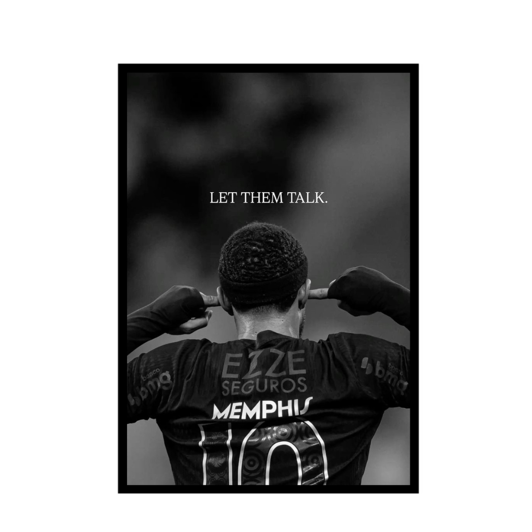 Memphis Depay Let Them Talk Frame