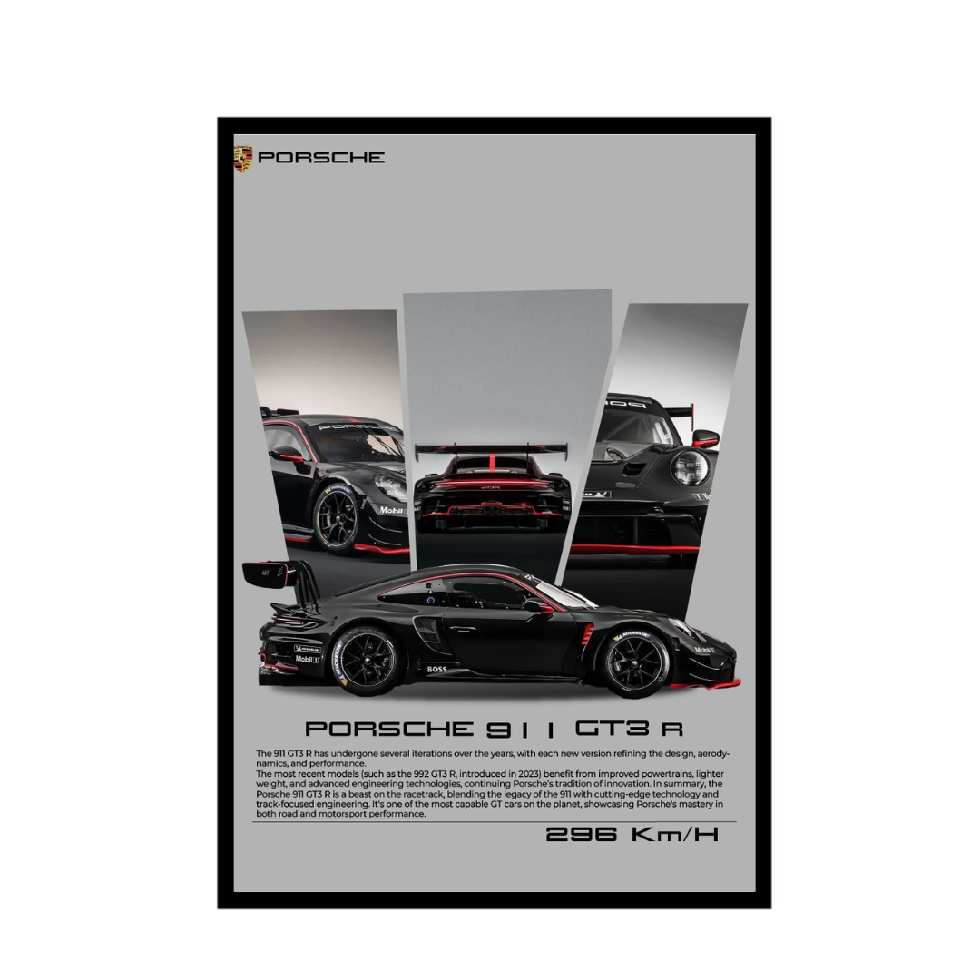 Porsche 911 Black Frame