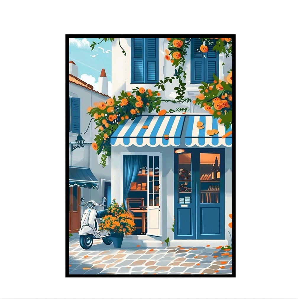 Greek Cafe Frame