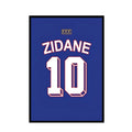 Zidane Jersey Frame