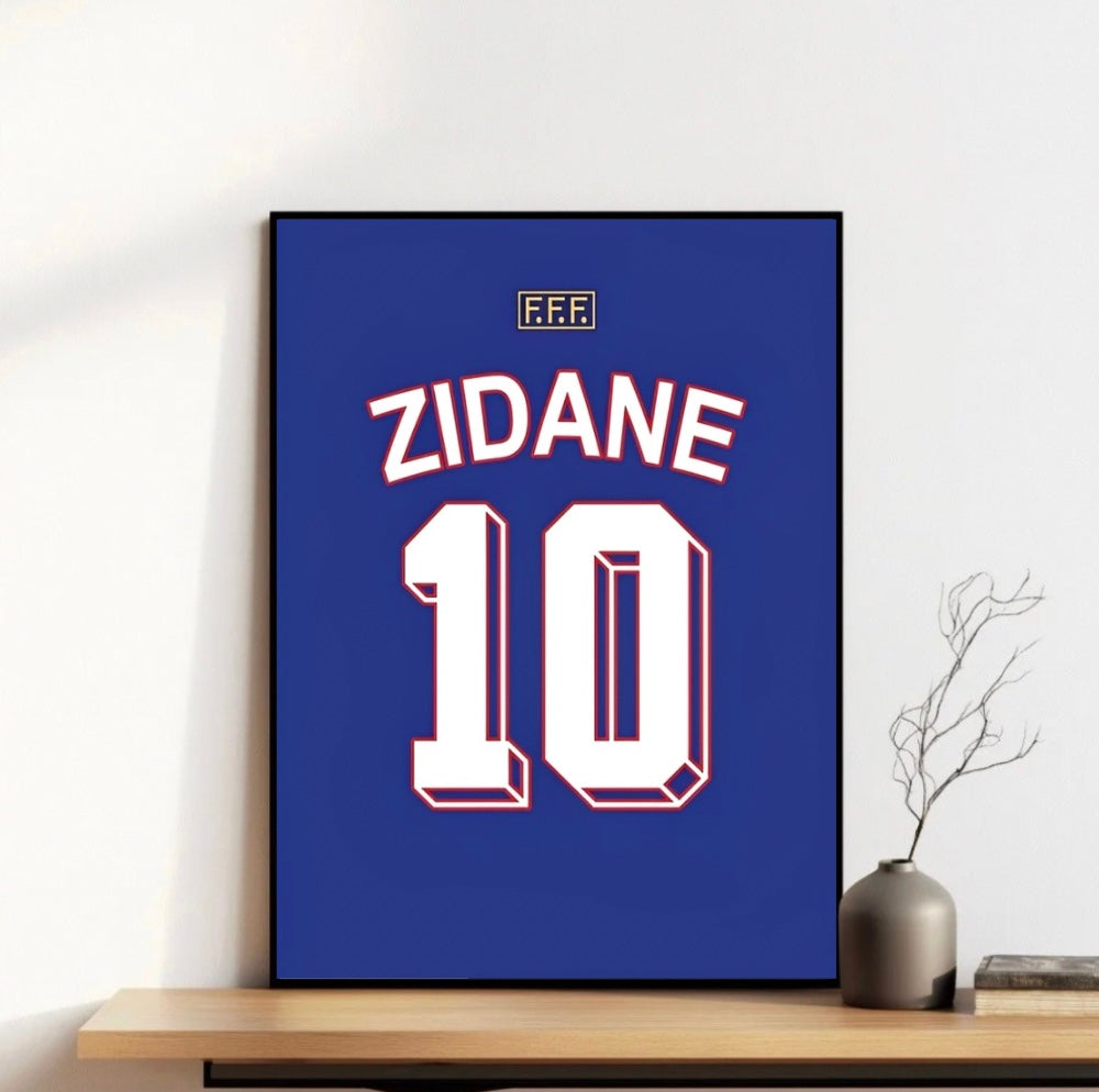 Zidane Jersey Frame