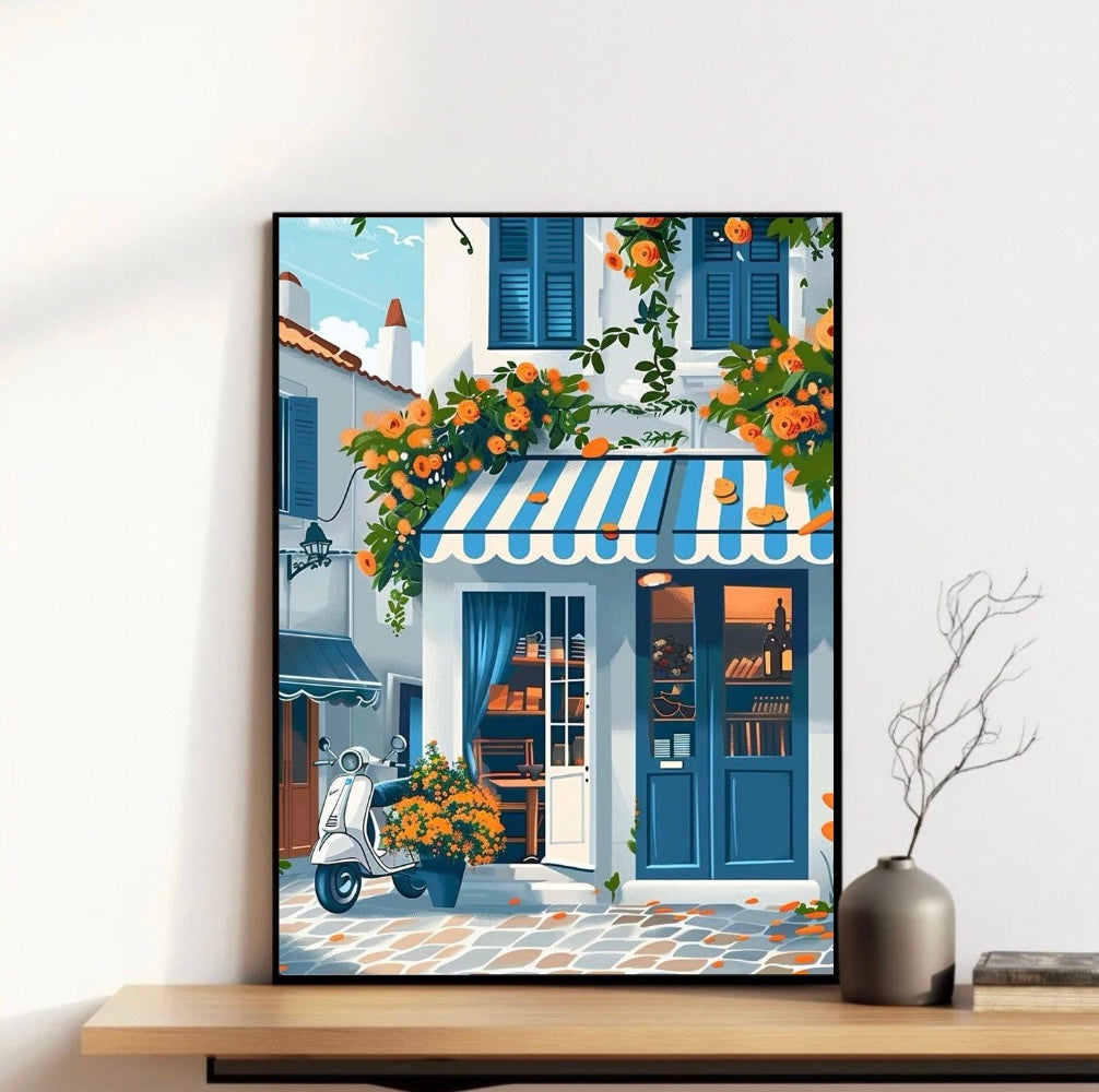Greek Cafe Frame