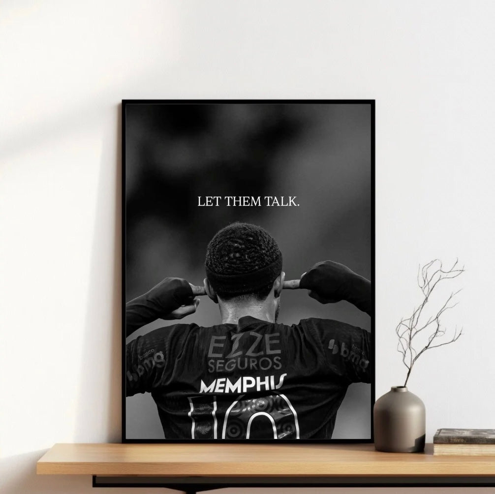 Memphis Depay Let Them Talk Frame