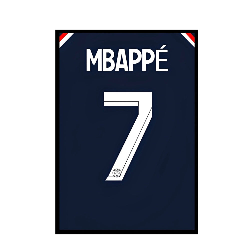 Mbappe Jersey Frame