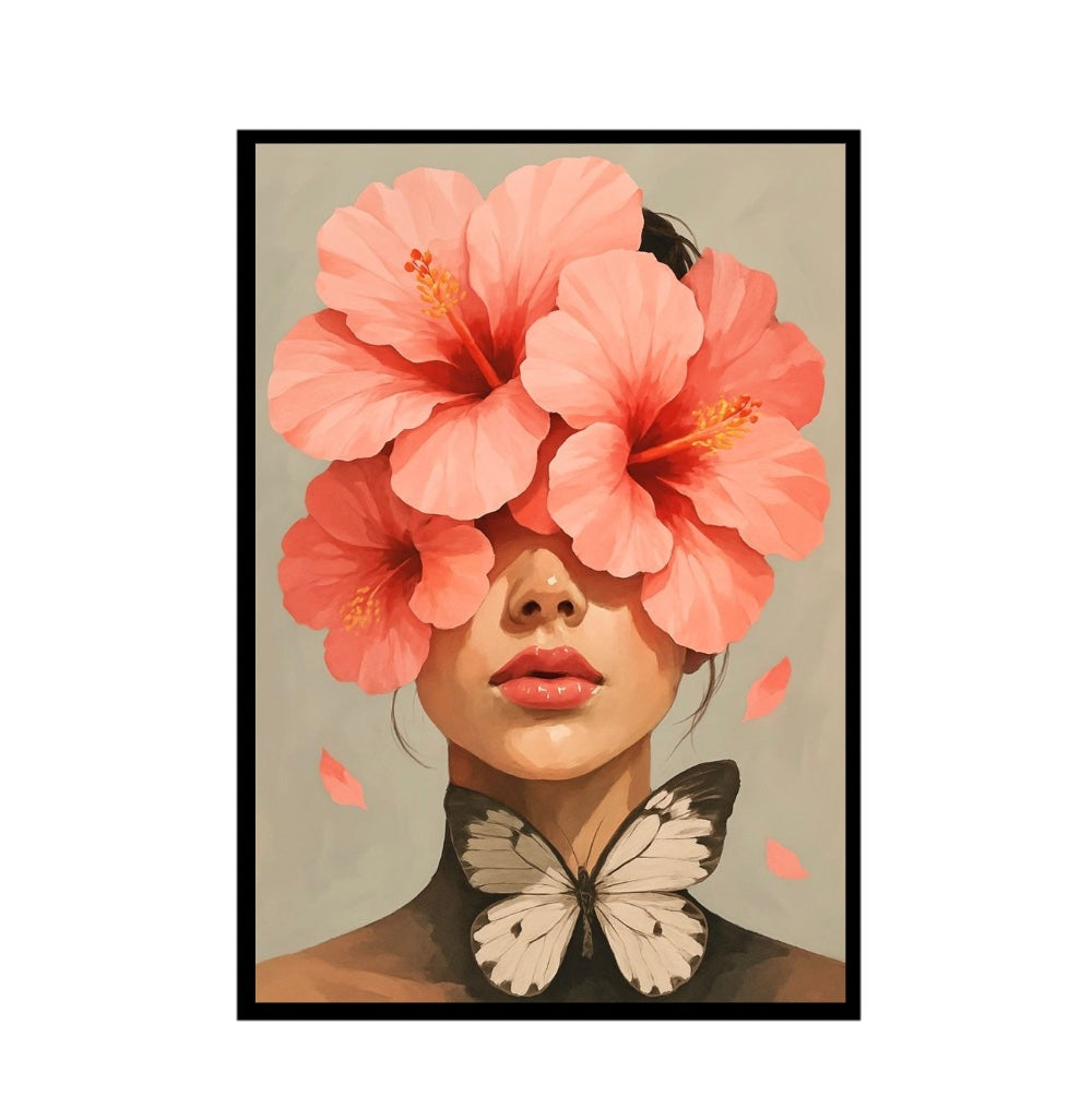 Flower Woman Frame