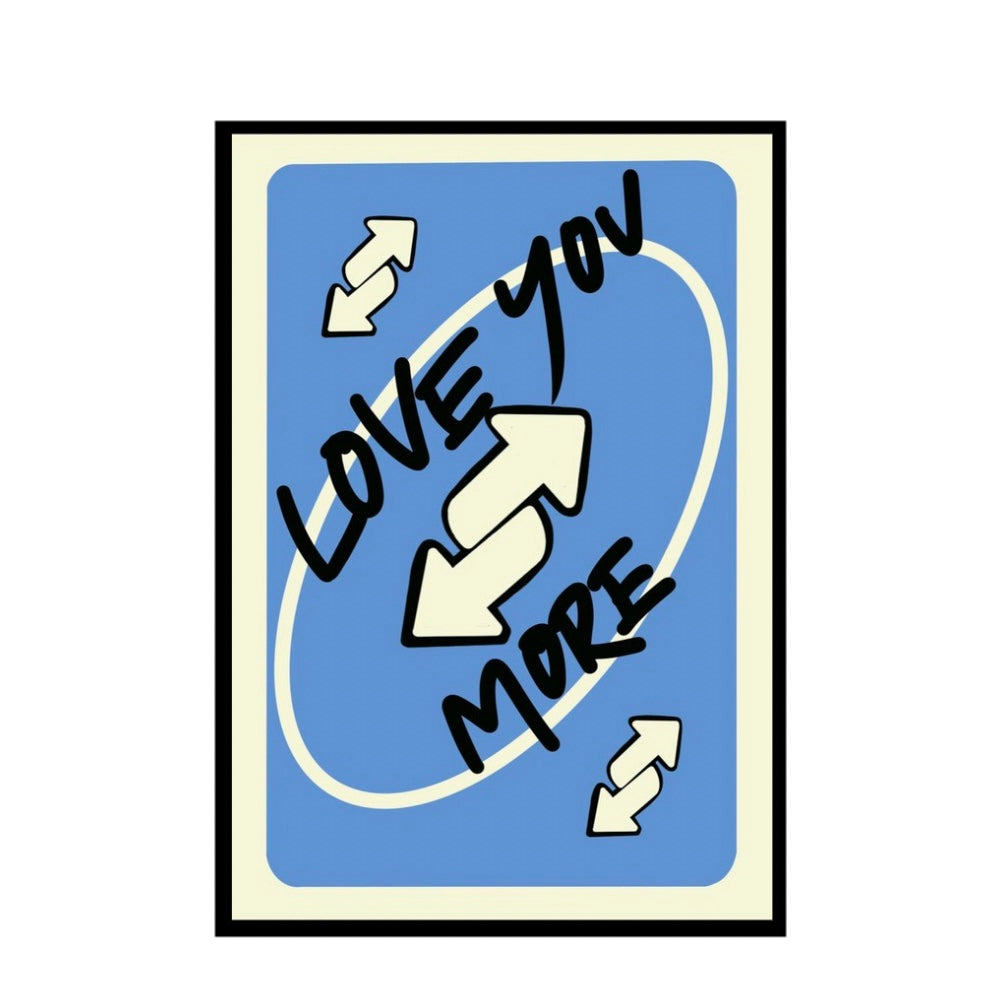Love You More Uno Frame