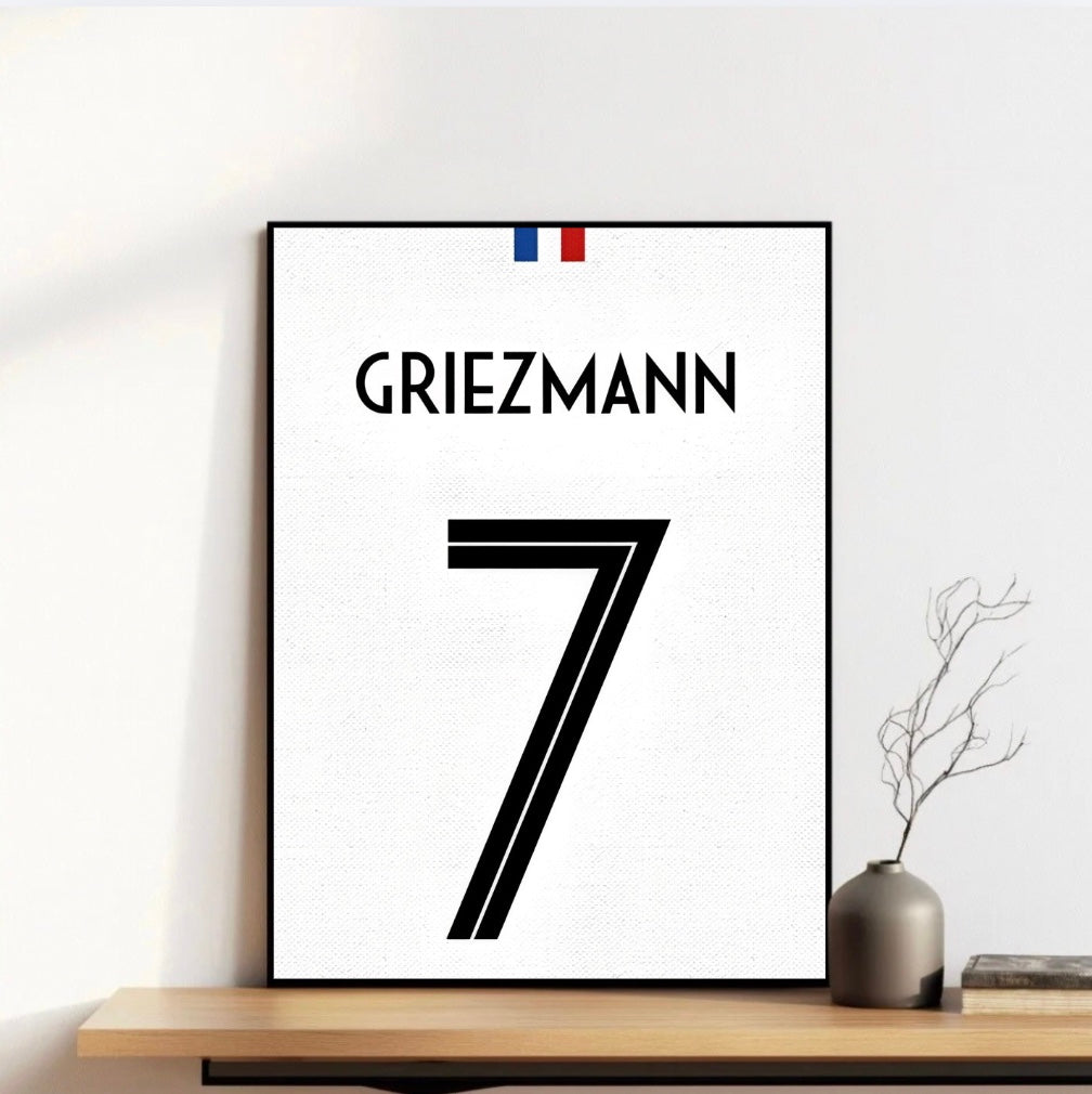 Griezmann Jersey Frame