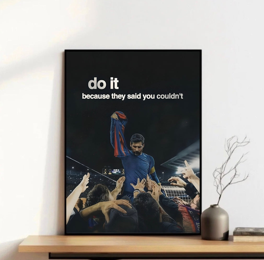 Messi Do It Frame