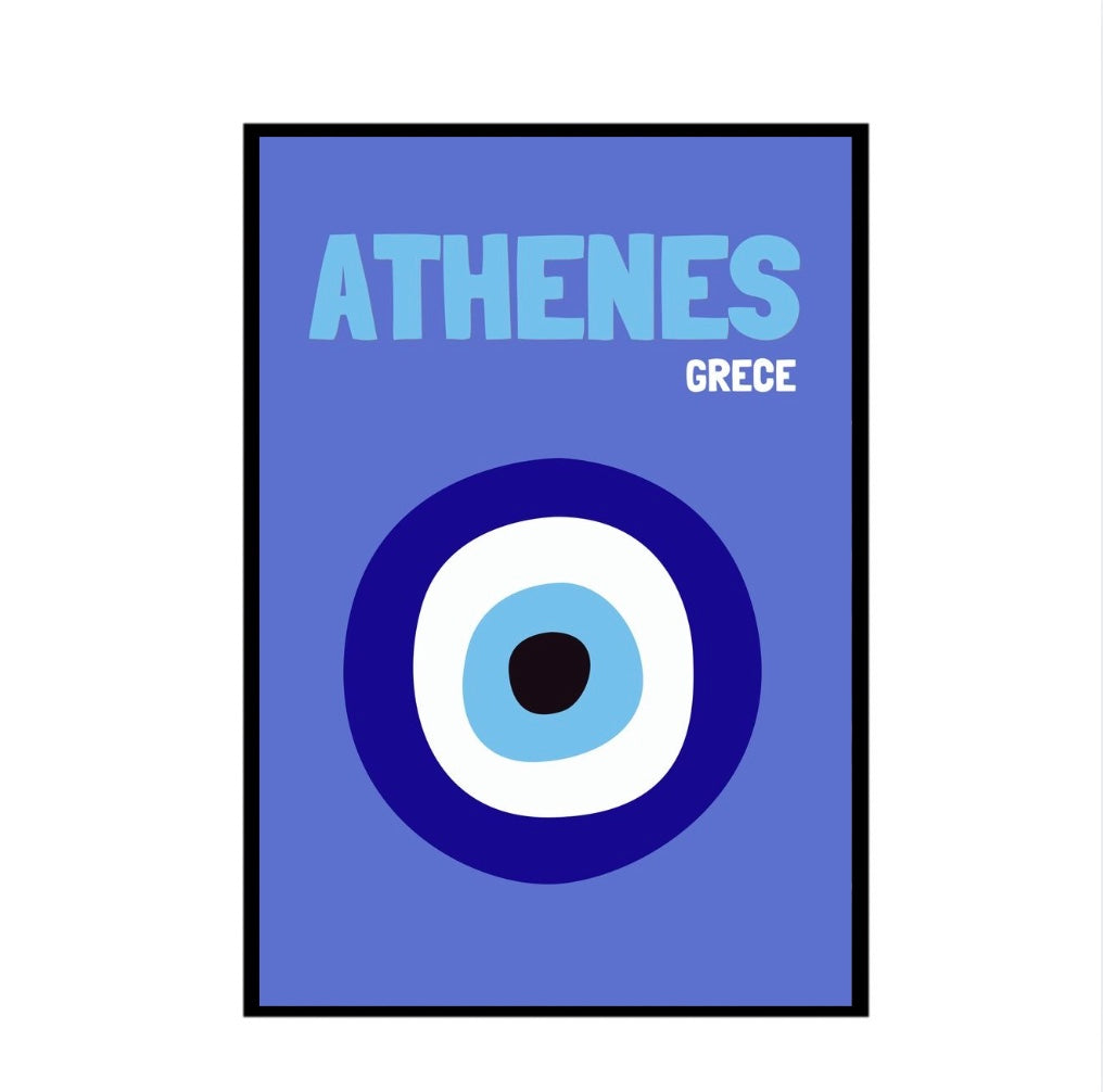 Evil Eye Athens Frame